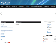 Tablet Screenshot of focusbiotech.com.my